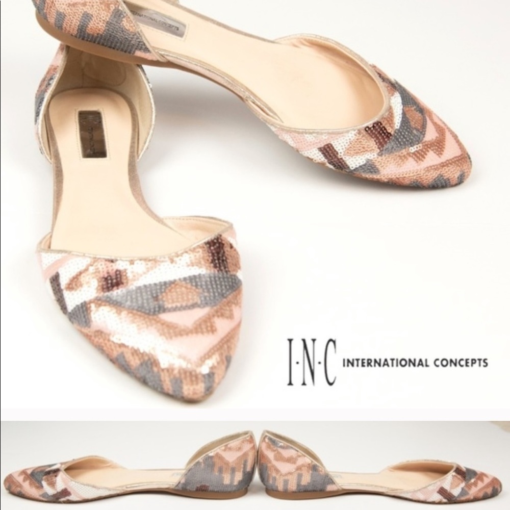 Relishing Inc gilded flats